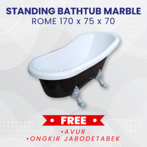 BATHTUB KAMAR MANDI ROME FREESTANDING