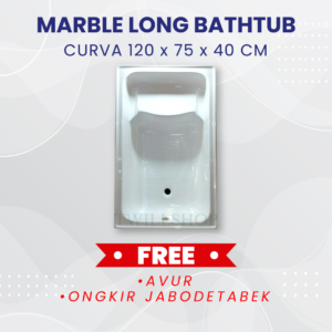 BATHTUB CURVA MARBLE