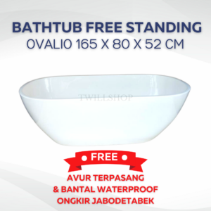 BATHTUB FREESTANDING OVALIO 165 MARBLE