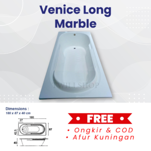 BATHTUB KAMAR MANDI VENICE MABRLE