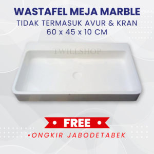 WASTAFEL MARBLE MEJA