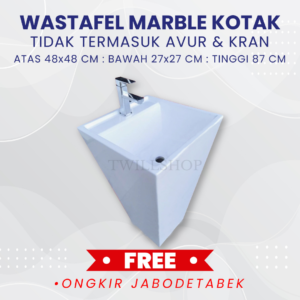 WASTAFEL MARBLE SQUARE FREESTANDING