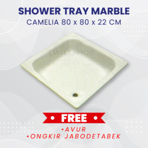 SHOWER TRAY MARBLE CAMELIA