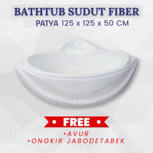 BATHTUB SUDUT PATYA FIBER