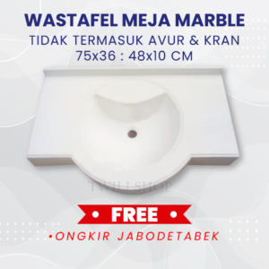 WASTAFEL MARBLE MEJA